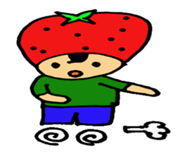 Cute,strawberry chan sticker #2851953