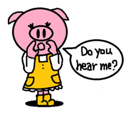 Ton-kun mom. English edition. sticker #2852468