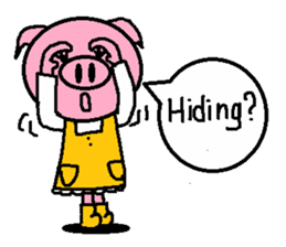 Ton-kun mom. English edition. sticker #2852469