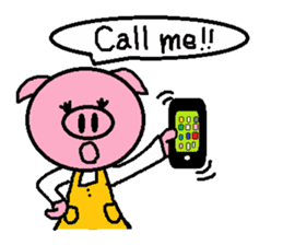 Ton-kun mom. English edition. sticker #2852471