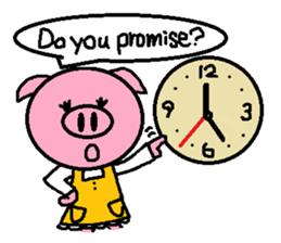 Ton-kun mom.  English edition. sticker #2852472