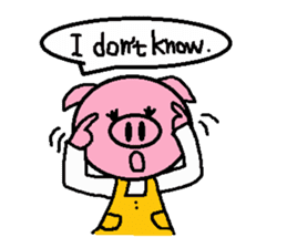 Ton-kun mom. English edition. sticker #2852475