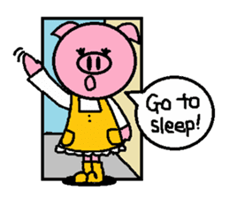 Ton-kun mom. English edition. sticker #2852478