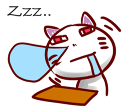 comical cat guy(in English) sticker #2852757