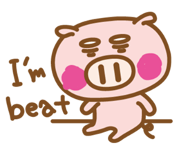 Loose pig ENG sticker #2852782