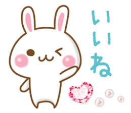 Damsel rabbit sticker #2852805