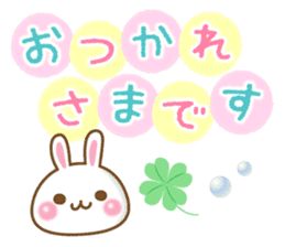 Damsel rabbit sticker #2852819