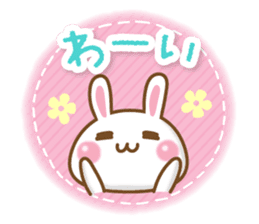 Damsel rabbit sticker #2852829