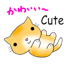 Cute kitten colon sticker #2852966