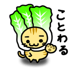 Fruits cats and Vegetables cats. sticker #2853654