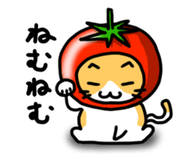 Fruits cats and Vegetables cats. sticker #2853669