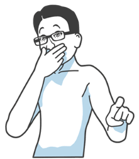 Cartoon Kawaii Man2 sticker #2853800