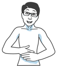 Cartoon Kawaii Man2 sticker #2853802