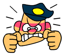Kozy the action policeman sticker #2854086