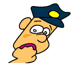 Kozy the action policeman sticker #2854088