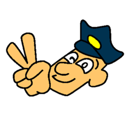 Kozy the action policeman sticker #2854090