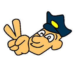 Kozy the action policeman sticker #2854090