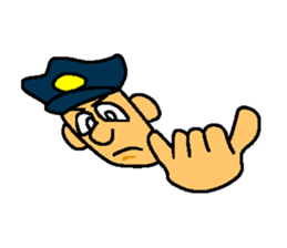 Kozy the action policeman sticker #2854091