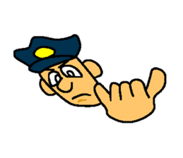 Kozy the action policeman sticker #2854091