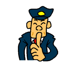 Kozy the action policeman sticker #2854092