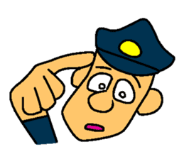 Kozy the action policeman sticker #2854093