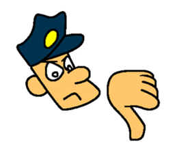 Kozy the action policeman sticker #2854095