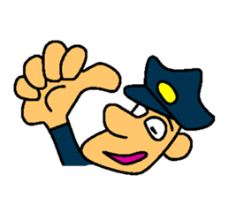 Kozy the action policeman sticker #2854097