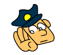 Kozy the action policeman sticker #2854101