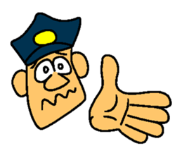 Kozy the action policeman sticker #2854102