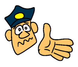 Kozy the action policeman sticker #2854102