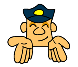 Kozy the action policeman sticker #2854103