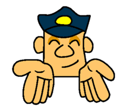 Kozy the action policeman sticker #2854103