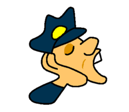 Kozy the action policeman sticker #2854108