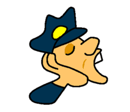 Kozy the action policeman sticker #2854108