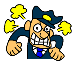 Kozy the action policeman sticker #2854111