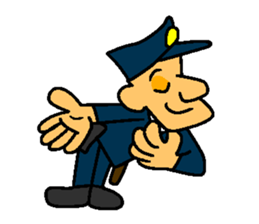 Kozy the action policeman sticker #2854112