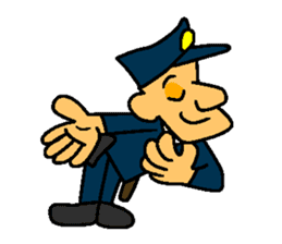 Kozy the action policeman sticker #2854112