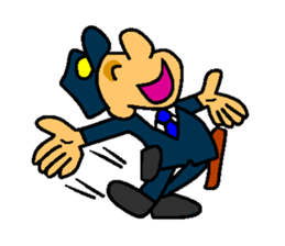 Kozy the action policeman sticker #2854115