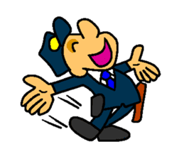 Kozy the action policeman sticker #2854115