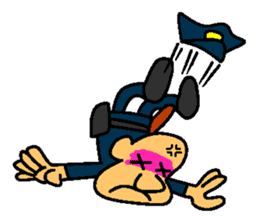 Kozy the action policeman sticker #2854116