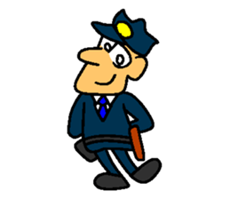 Kozy the action policeman sticker #2854119