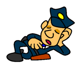 Kozy the action policeman sticker #2854120