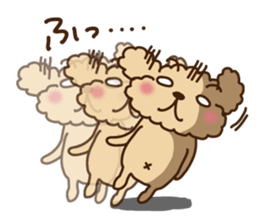 Putaro the Poodle 3 sticker #2854315