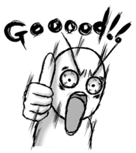 Exaggerated Sticker sticker #2855530