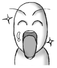 Exaggerated Sticker sticker #2855544