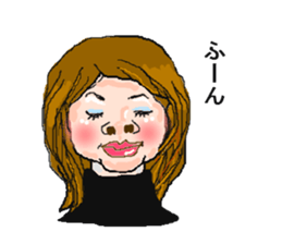 Lips beautiful woman sticker #2855751