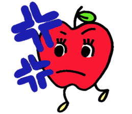 Cheerful Ms.apple sticker #2856149