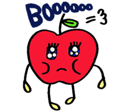 Cheerful Ms.apple sticker #2856150