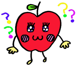 Cheerful Ms.apple sticker #2856157