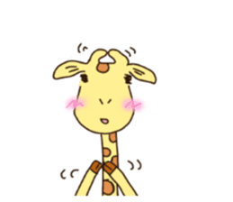 Life of cute giraffe 3rd.English version sticker #2856525